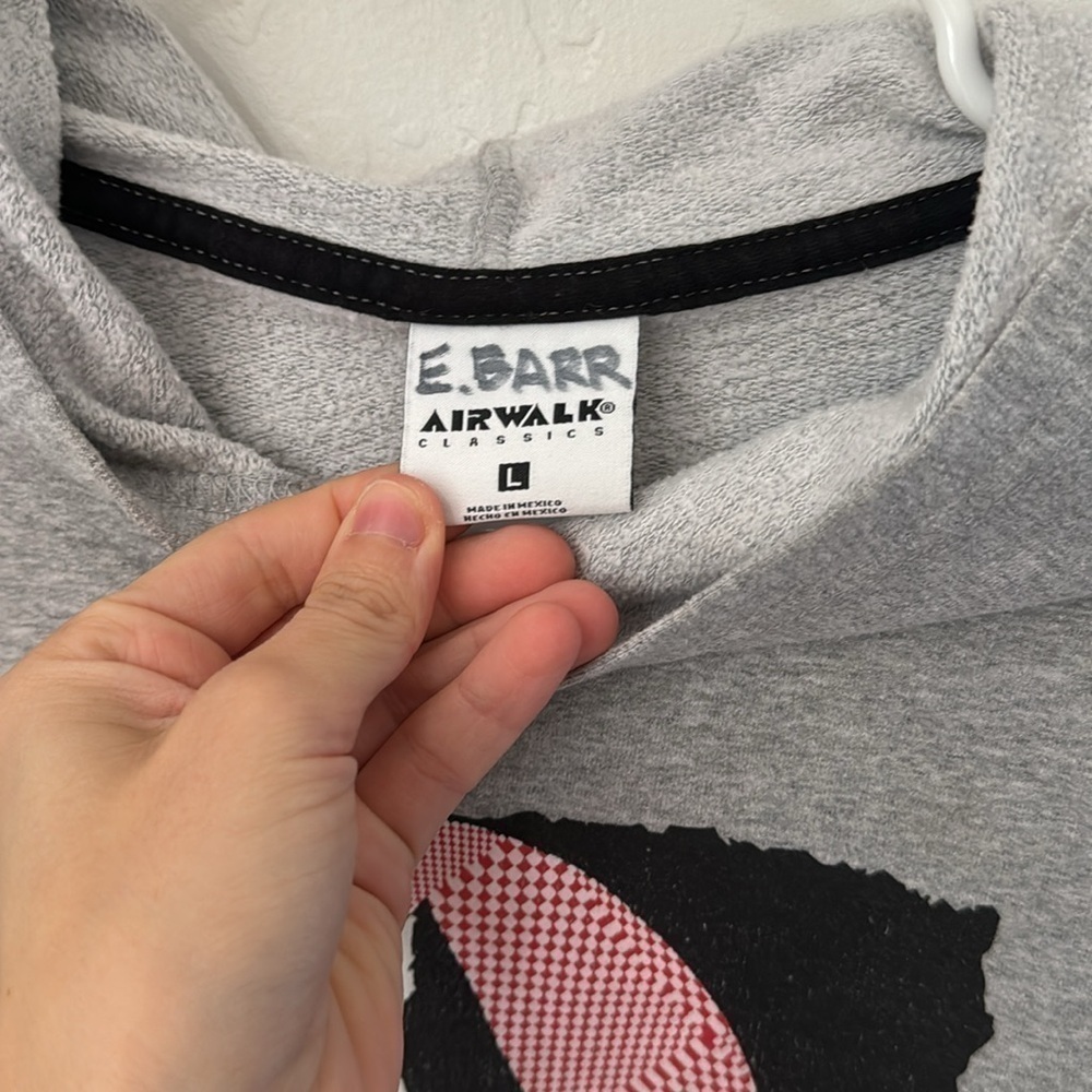 Airwalk Youth Large Gray Pullover Hoodie - Picture 2 of 8
